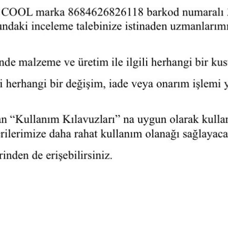FLO Mağazası Ürün Garantisini Reddetti, Değişim İstiyorum