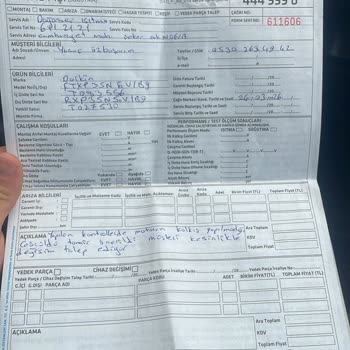 Daikin Klima Arızası Ve Ürün Değişimi Talebi