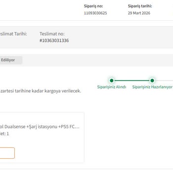 Sipariş Ücreti Yansımış Ve Ürün Gönderilmedi Müşteri Hizmetleri Ulaşılamıyor
