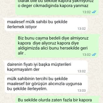 Kapora İadesi Olmayacağı Söylenmesi Etik Olmadı Ve Mağduriyet Yarattı