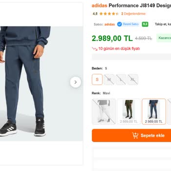 FLO Ayakkabı'dan Satın Alınan Adidas Eşofman Altının Sahte Olması