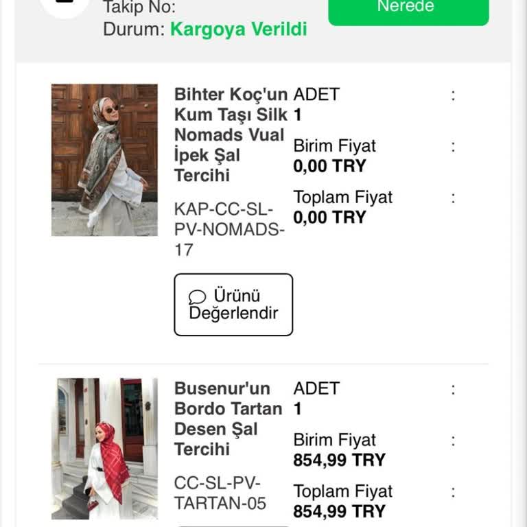 Kargo Takip Bilgisi Alınmayan Sipariş İçin İptal Ve Ücret İadesi Talebi