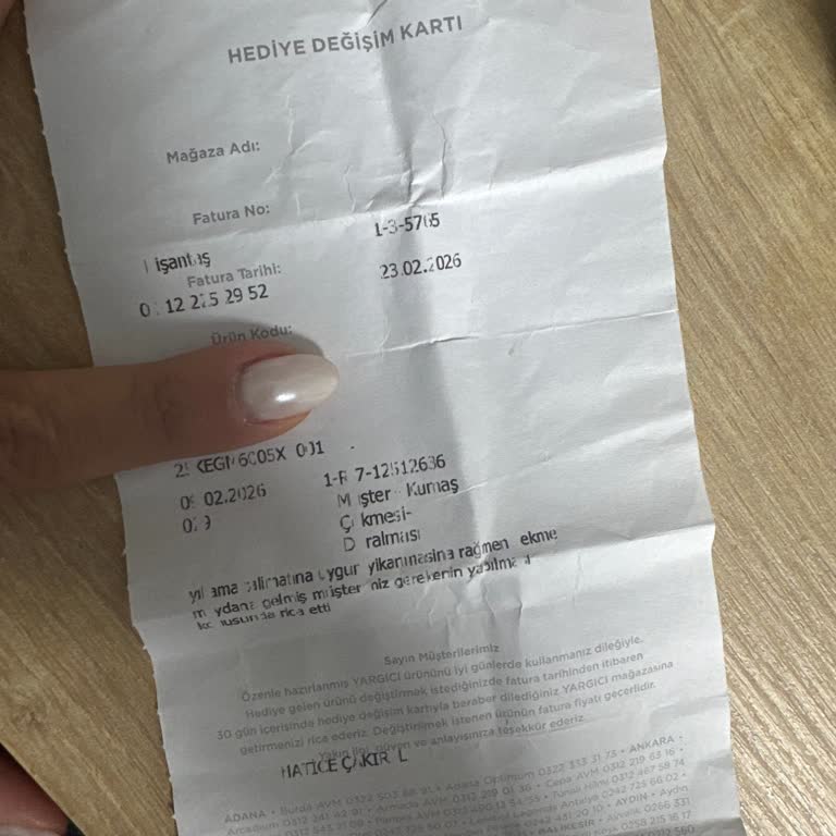 Ayıplı Gömlek İçin Ücret İadesi Reddedildi, Yazılı Belge Verilmedi