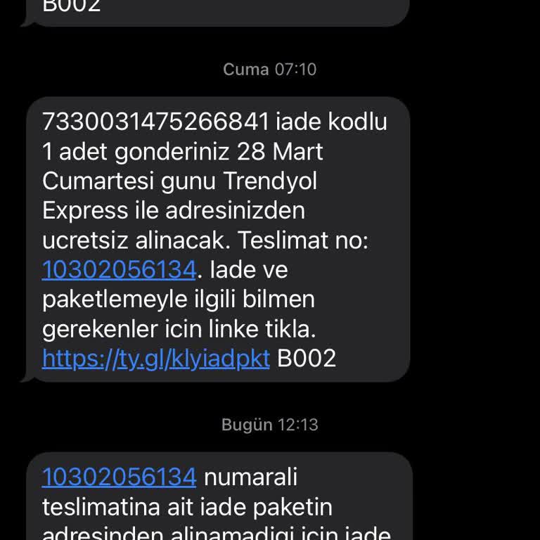 İade Kodu Sistem Tarafından İptal Edildiği İçin Hakkım Engellendi