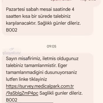 Medical Park Hastanesi Tahlil Sonucu!