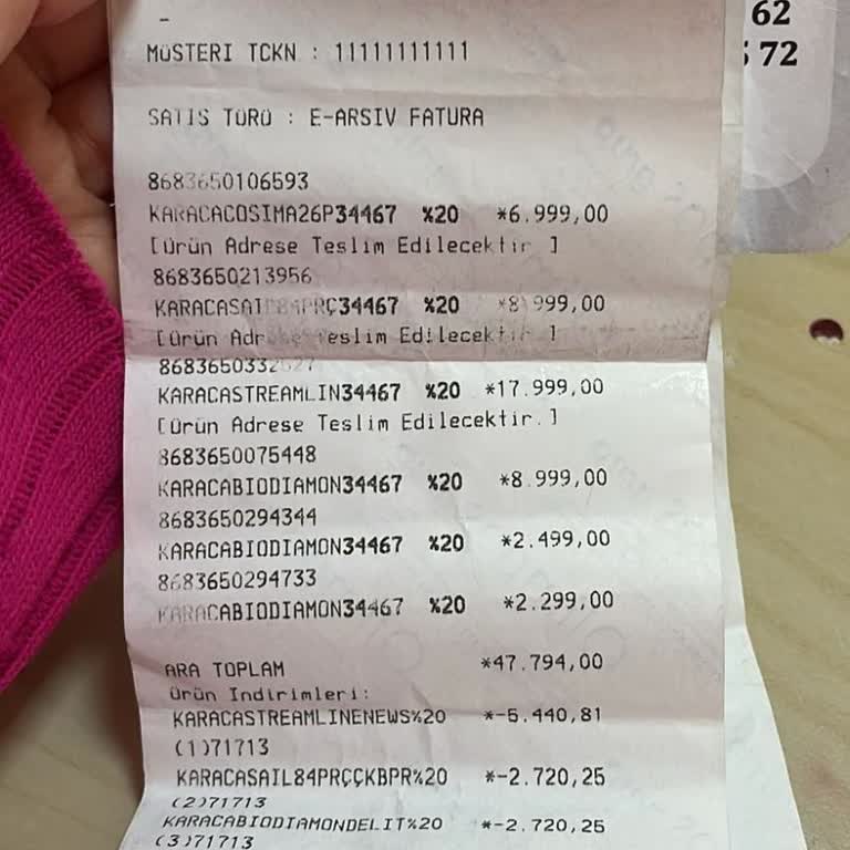 Kampanyalı Taksit Yerine Tek Çekim Yapılması Ve Sorumluluğun Karaca'ya Ait Olması