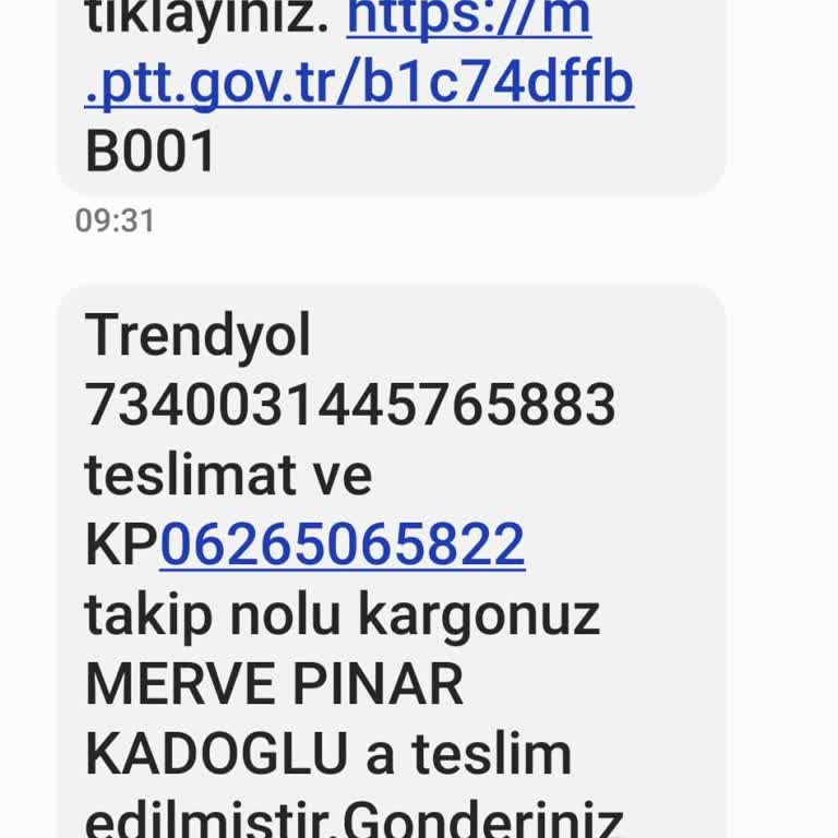 Teslim Edilmediği İddia Edilen Kargo Hakkında Açıklama Ve İade Talebi