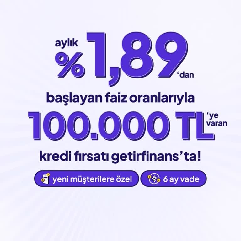 Getir Finans Instagram Reklamındaki 1,89% Faiz Oranı Yanıltıcı, Gerçek Oran 2,30 İle 2,59 Arasında