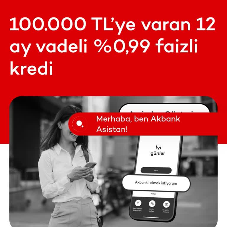 Akbank’ta 0,99% Faizli Kredi Kampanyası Yanıltıcı Şekilde Görüntülendi