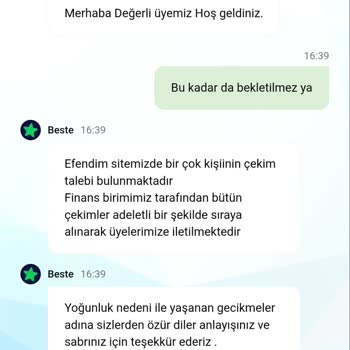 Çekim Talebimin Saatlerce Gecikmesi Ve Açıklama Eksikliği
