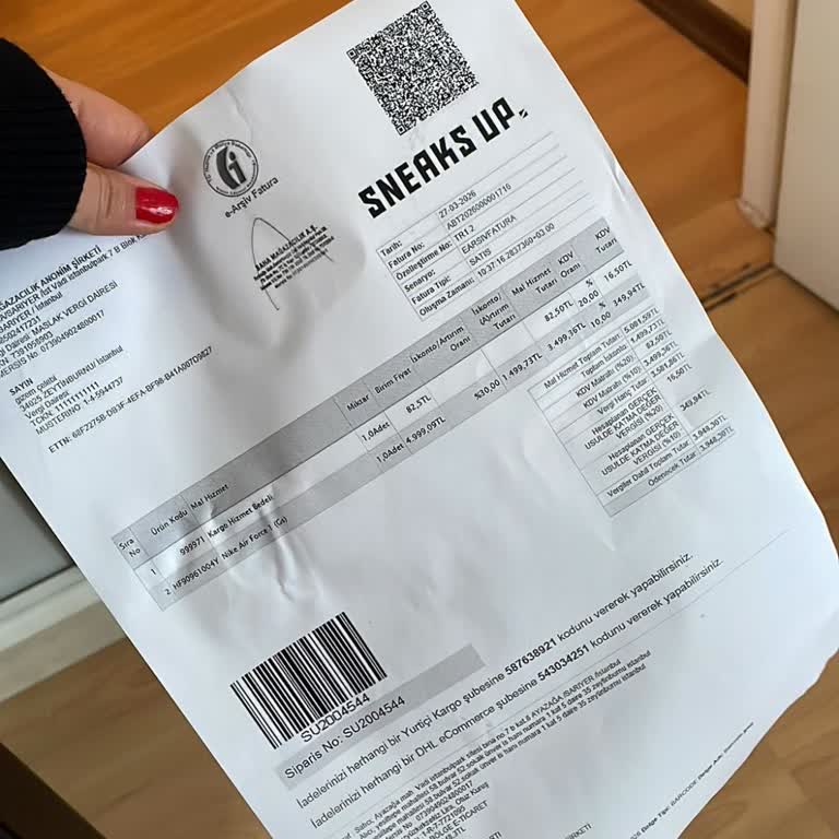 Sneaks Up Nike Air Force GS 1 Modeli Sahte Ve Kalitesiz, İade Talebi