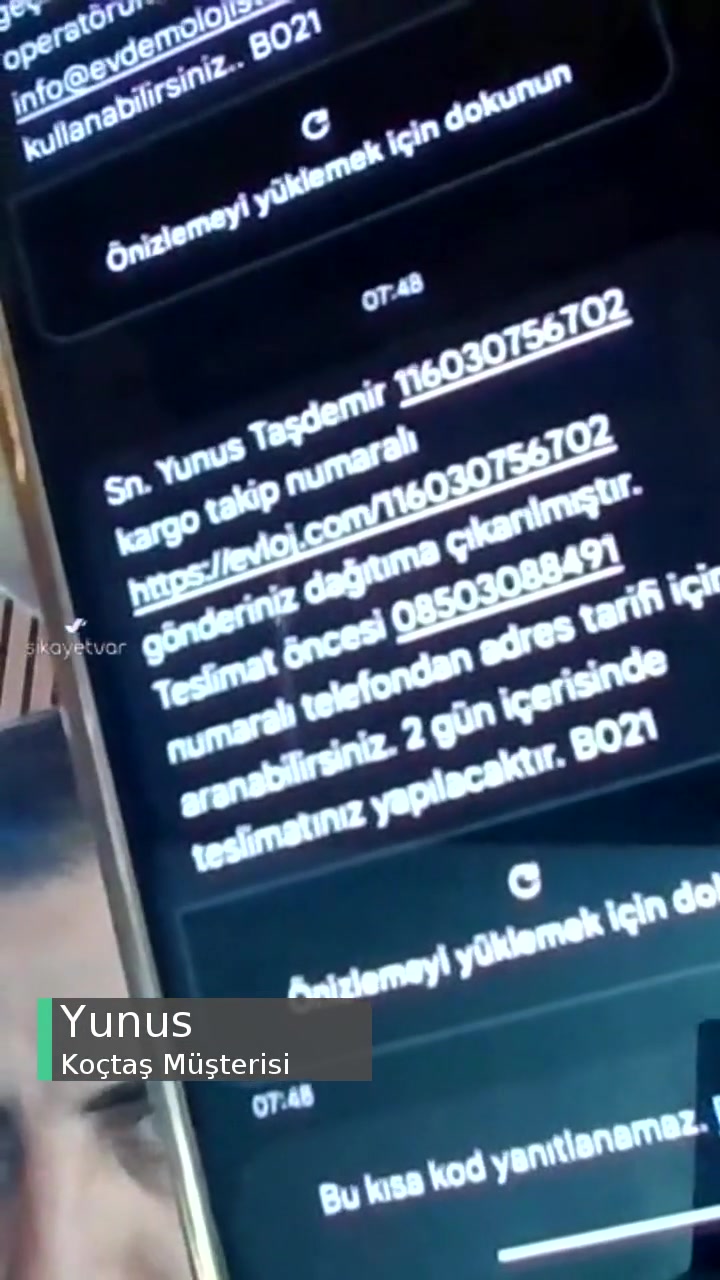 Koçtaş Online Alış Verişlerde Komisyonculuk Yaparak Beni Mağdur Etti videonun kapak resmi