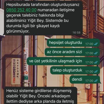 Hepsijet Kargomun 5 Gün Gecikmesi Ve Teslimat Notlarının İhmal Edilmesi