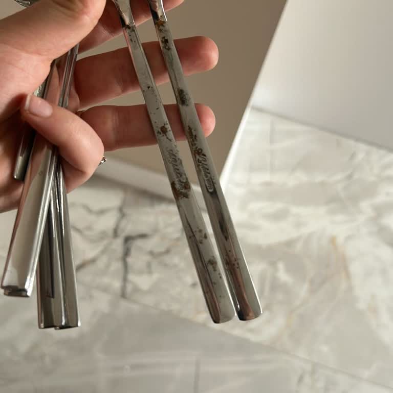 Aryıldız Çatal Bıçak Takımının Kısa Sürede Paslanması