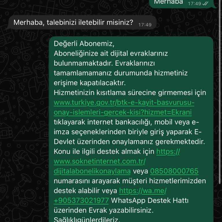 Soknet'in Güvenlik Açığı: Sahte SMS Ve WhatsApp Destek Hattıyla Kullanıcıları Yanıltma