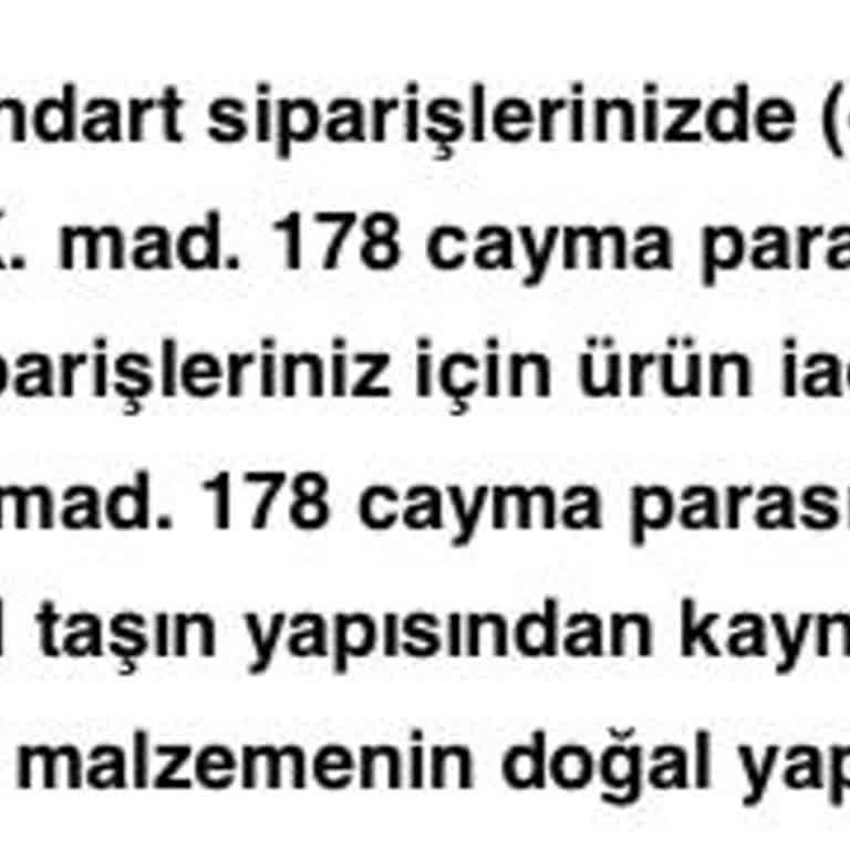 İptal Talebim %30 Kesinti Şartıyla Reddedildi