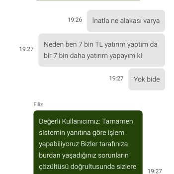 Yatırdığım 7 Bin TL Bakiye Kullanılamıyor Ve Ekstra Para Talebi
