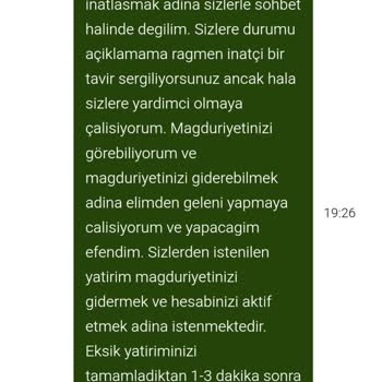 Yatırdığım 7 Bin TL Bakiye Kullanılamıyor Ve Ekstra Para Talebi
