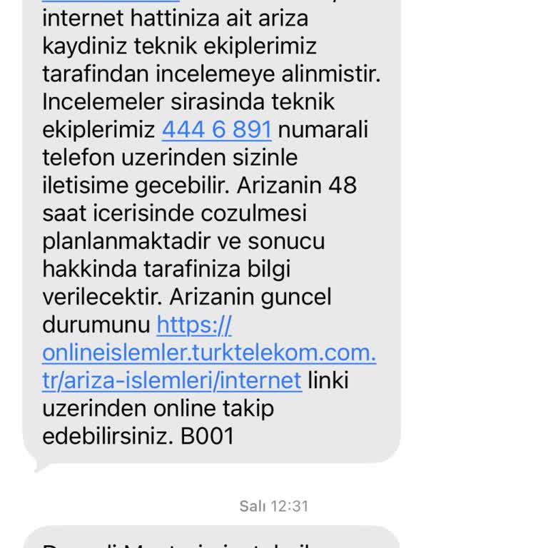 Erzurum Oltu’da Bir Aylık İnternet Kesintisi Ve Cayma Bedeli İstisnası Talebi