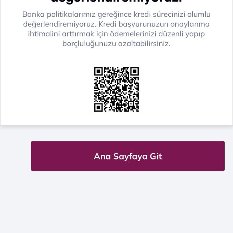 QNB Türkiye Kredi Başvurusu Açıklama Alınmadan Reddedildi