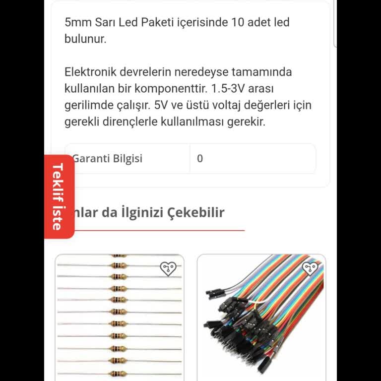 Web Sitesindeki Yanlış Bilgi Ve Çalışmayan LED Ampuller Nedeniyle Sorumluluk Reddi