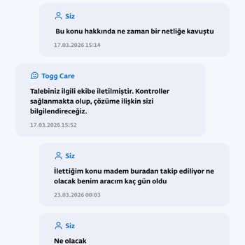 Togg T10X V2'de Sağa Çekme Ve Direksiyon Titremesi, Servis Cevapsızlığı