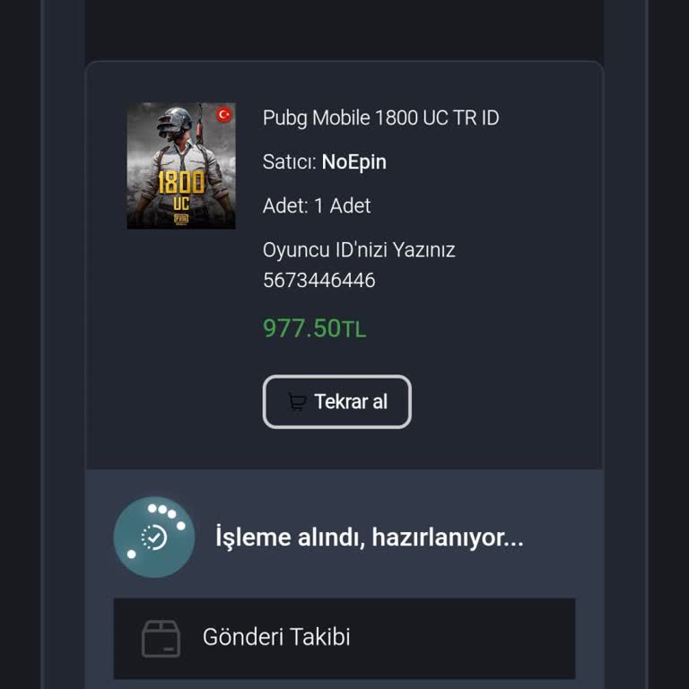 Noepin.com Uc Aldım ( Oyun Parası ) Ve 2 Gün Oldu Gelmedi
