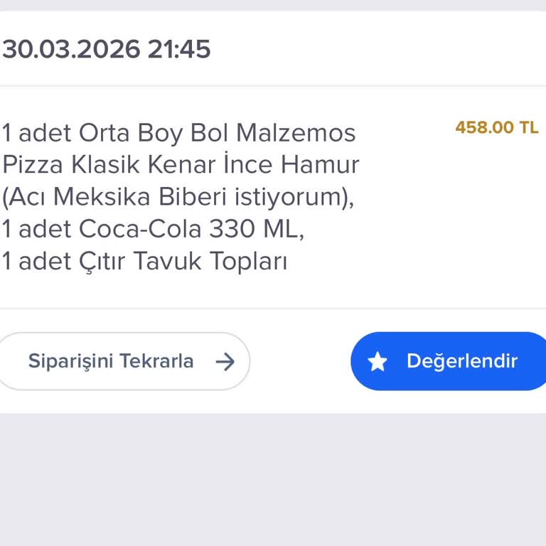 İlk Sipariş Kampanya Hediyeli Pizza Gelmedi, Restoran Cevap Vermedi