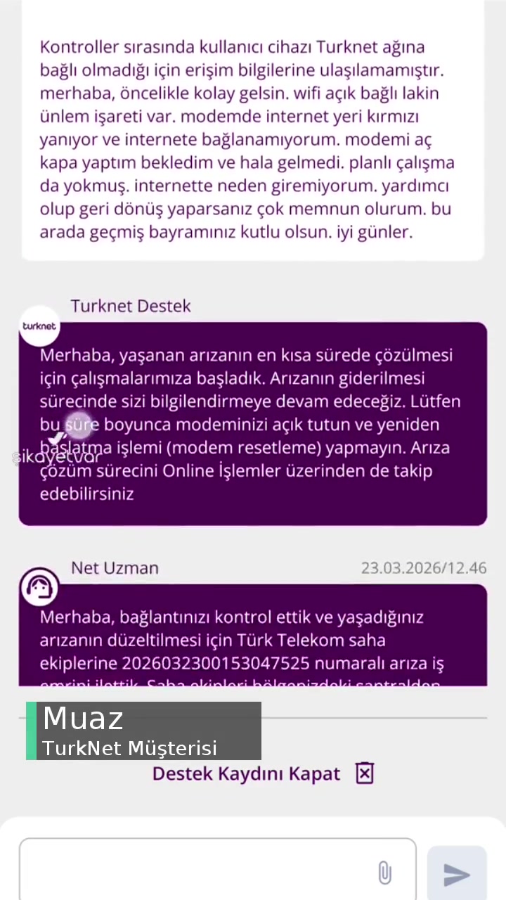 TurkNet İnternet Çözüm Merkezinin İlgisizliği videonun kapak resmi