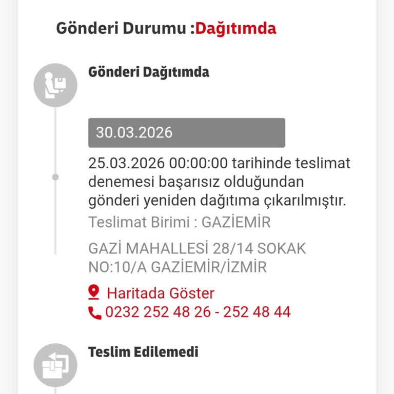 DHL Ecommerce Türkiye Adrese Teslim Edilmeyen Kargo Ve İletişimsizlik