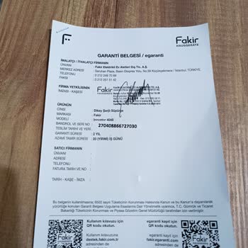 Sürekli Arıza Çıkaran Fakir Dikey Süpürge İçin Ücretsiz Değişim Talebi