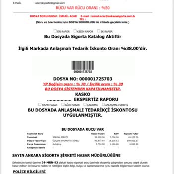 Axa Sigorta’nın Düşük Değer Kaybı Ödemesi Ve Çelişkili Açıklamaları