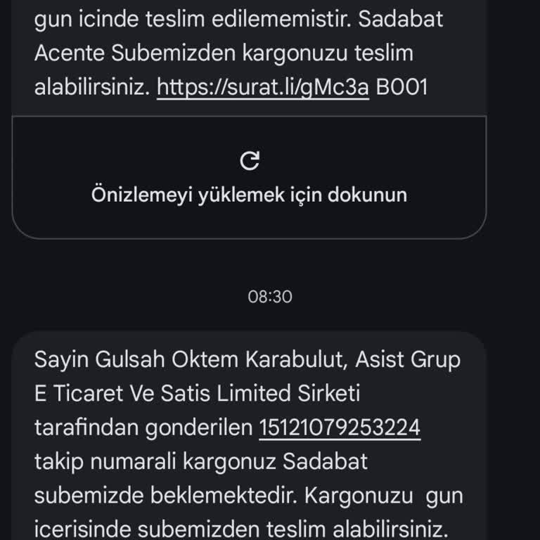 Kargo Teslim Edilmemesi Ve İletişimsizlik Nedeniyle Mağduriyet