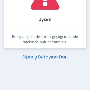 İade Süreci Tek Taraflı Sonlandırıldı Ve Webden Talep Edilmesi Şartı