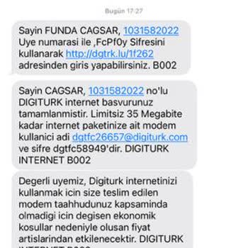 Digiturk Yanıltıcı Bilgilendirme Nedeniyle Yüksek Cayma Bedeli İptali Talebi