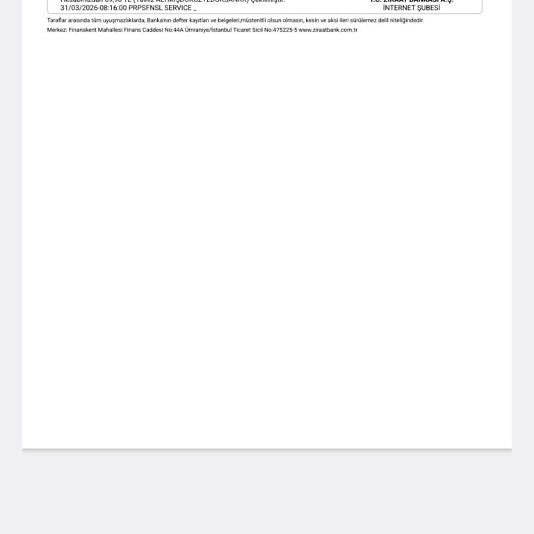 Ziraat Bankası Hesabımda Yetkisiz Hepsiburada Çekimleri