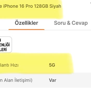 Apple Cihazı 5G Desteği Vodafone Uygulamasında Yanlış Gösteriliyor