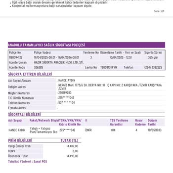 Anadolu Sigorta’nın Ömür Boyu Yenileme Garantisini Geri Çekmesi