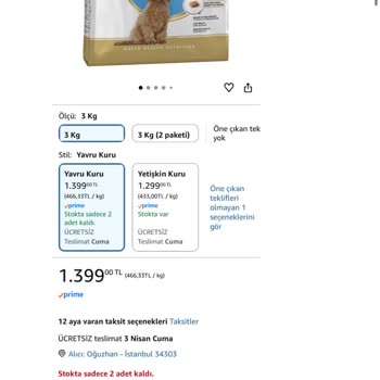 Amazon’da Royal Canin Köpek Maması İade Edilebilir Görünürken Sonradan İade Edilemez Hale Getirildi