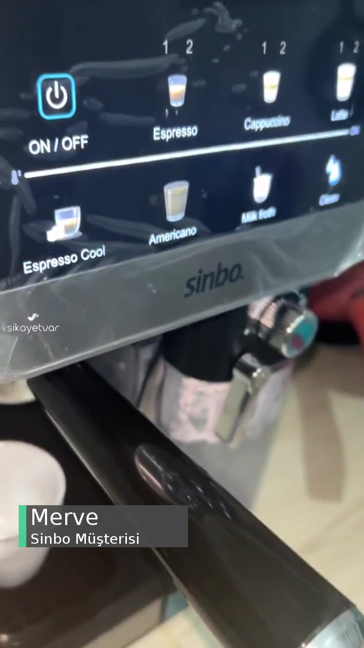 Sinbo 2996 Pro Espresso Makinesi Pişmanlığı videonun kapak resmi