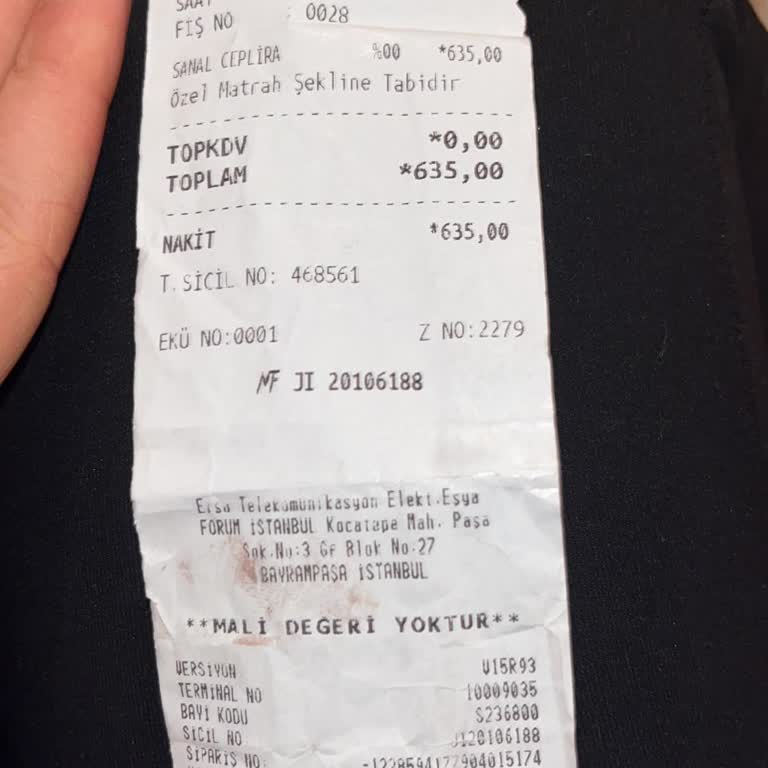 Ücret Ödedim, Paket Tanımlanmadı, İade Gelmedi