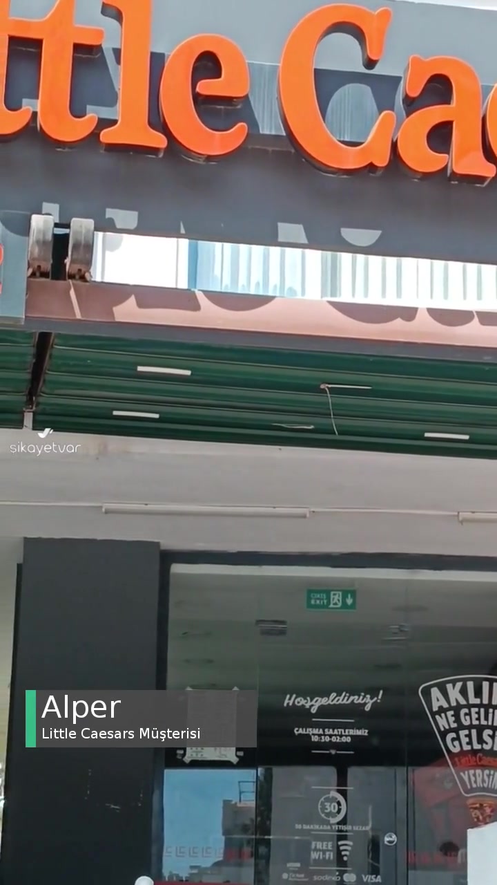 Süper Hizmet Little Caesars Pizza'dan! videonun kapak resmi