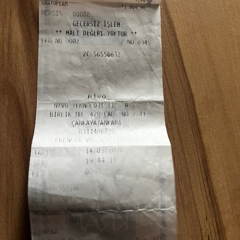 Nivo Mağazasının POS Hatası Nedeniyle Haksız Çekilen 1.004,96 TL İadesi Bekleniyor