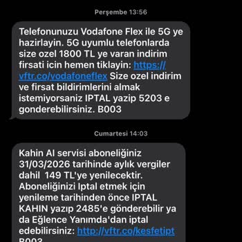 İzin Verilmeyen Otomatik Ek İnternet Paketi Ve Haksız Ücretlendirme