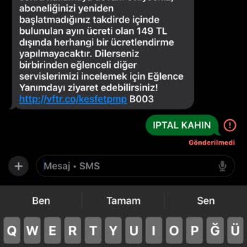 İzin Verilmeyen Otomatik Ek İnternet Paketi Ve Haksız Ücretlendirme