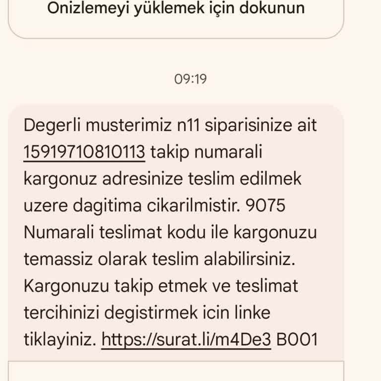 Kargo teslimat gecikmeleri ve şube iyileştirme talebi