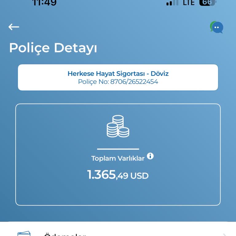 Anadolu Hayat Emeklilik'te Poliçem Donduruldu, Tek Dönemlik Ödeme Talebim Göz Ardı Edildi