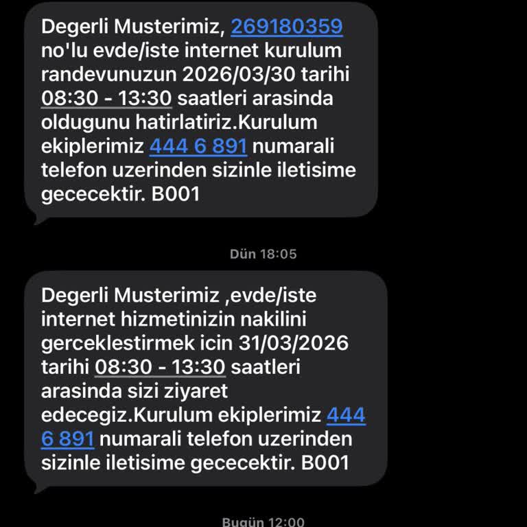 Planlanan Nakil Randevusunda Kimse Gelmedi Ve İnternetsiz Kaldım