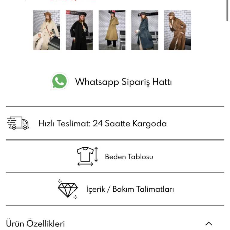 Heqa’da Minimal Trençkot Pamuk Oranı Yanlış