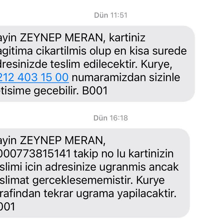 Ziraat Bankası Kartı Teslimatı Gecikti Ve Telefon Açılmadı
